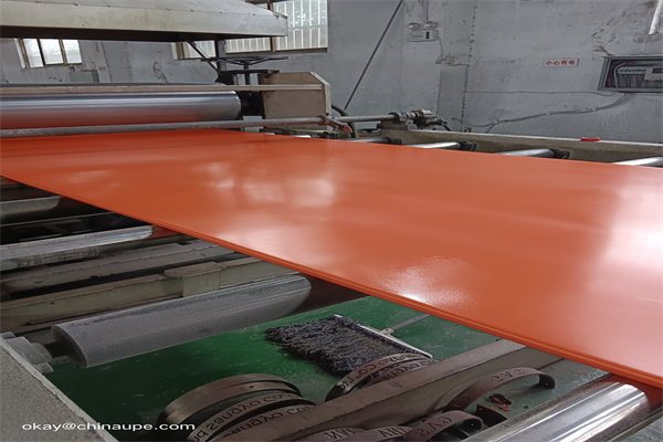 waterproofing hdpe plastic board orange 1/2